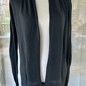 Old Navy Black Cardigan Lightweight Knit Sweater